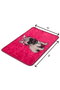 Mijölnir Pink Pug Djt Alfombrilla de Baño 100% Poliéster Antialérgica Antideslizante 40x60 cm
